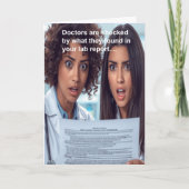 Carte Funny beer drinker get well (Devant)