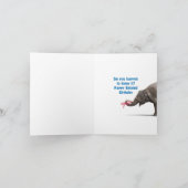 Carte Funny Belated Birthday Card - Trick to Souvenirs (Intérieur)