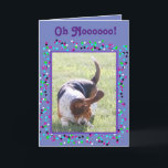Carte Funny Beldate Birthday Card avec Basset & Cupcake<br><div class="desc">Funny Beldate Birthday Card avec Basset & Cupcake</div>