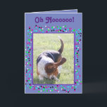 Carte Funny Beldate Birthday Card avec Basset & Cupcake<br><div class="desc">Funny Beldate Birthday Card avec Basset & Cupcake</div>