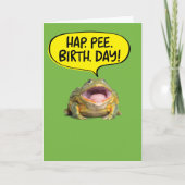 Carte Funny Big Mouth Frog (Devant)