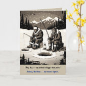 Carte Funny Bigfoot Birthday (Fleur jaune)