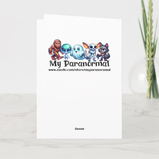 Carte Funny Bigfoot Pickleball Anniversaire (Dos)