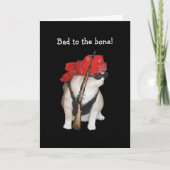 Carte Funny Biker/Non-conformiste Chat Anniversaire (Devant)