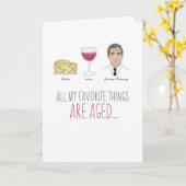 Carte Funny Birthday (Fleur jaune)