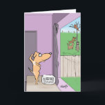 Carte Funny Birthday<br><div class="desc">Funny birthday ou tout ancien card featuring rub on alpha male lotion for extra wimpy dogs</div>