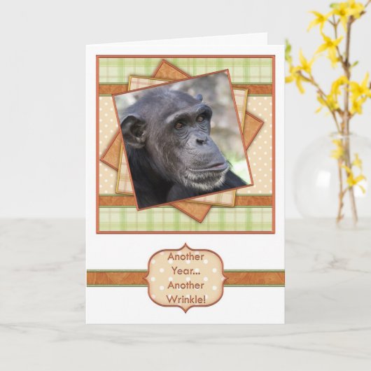 Carte Funny Birthday (Fleur jaune)