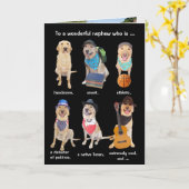 Carte Funny Birthday (Fleur jaune)