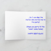 CARTE FUNNY BIRTHDAY (Intérieur)