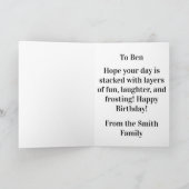 Carte Funny Birthday Card – "Age is Just a Number… (Intérieur)