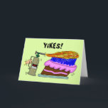 Carte Funny Birthday Card: Blow Torch Candles<br><div class="desc">Slightly exaggerated but funny nonetheless!  You're really old if you need a "blow torch" to light ALL your candles!  Send a laugh... age is just a number anyway!</div>