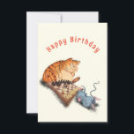 Carte Funny Birthday Card Chat et souris Jouer aux échec<br><div class="desc">Joyeuses cartes d'anniversaire avec chat et souris Jouer aux échecs Dessin Dessin Drôle Animale Comique Jouer - Choisissez / Ajoutez votre texte unique / Nom / Couleur - Faites votre cadeau de carte d'anniversaire spécial - Redimensionnez et déplacez ou supprimez et ajoutez des éléments / texte avec l'outil de personnalisation...</div>