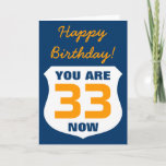 Carte Funny Birthday card for boys and men<br><div class="desc">Funny Birthday card for boys and men - Custom age or year Customize age or birth year.</div>