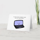 Carte Funny Birthday Card for Computer Programmer Geek (Devant)