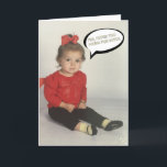 Carte Funny Birthday Card pour elle<br><div class="desc">Funny Birthday Card par Bettyjanedesigns</div>
