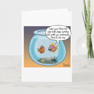 Carte Funny Birthday Card sur la vie et la mort avec des