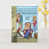 Carte Funny Birthday Cards (Fleur jaune)