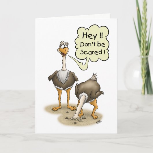 Carte Funny Birthday Cards: Don’t Be Scared 2 (Devant)