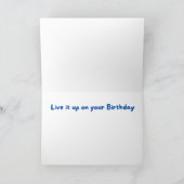 Carte Funny Birthday Fat Cat dit que les régimes sont po (Intérieur)