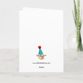 Carte Funny Birthday Greeting Card pour elle (Dos)