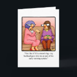 Carte Funny Birthday Greeting Card pour elle<br><div class="desc">Profitez de diffuser le rire avec cette carte de voeux d'anniversaire romantique et hilarante de l'artiste Bill Abbott; envoyez quelques rires avec votre amour et vos souhaits pour un joyeux anniversaire. Le dessin de Bill Abbott "Spectickles" la bande dessinée de la communauté internationale a également paru dans Hallmark U.K., Reader's...</div>