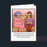 Carte Funny Birthday Greeting Card pour elle<br><div class="desc">Profitez de diffuser le rire avec cette carte de voeux d'anniversaire romantique et hilarante de l'artiste Bill Abbott; envoyez quelques rires avec votre amour et vos souhaits pour un joyeux anniversaire. Le dessin de Bill Abbott "Spectickles" la bande dessinée de la communauté internationale a également paru dans Hallmark U.K., Reader's...</div>