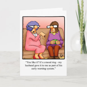 Carte Funny Birthday Greeting Card pour elle