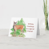 Carte Funny Birthday Greetings, Someone Deer to my Heart (Devant)