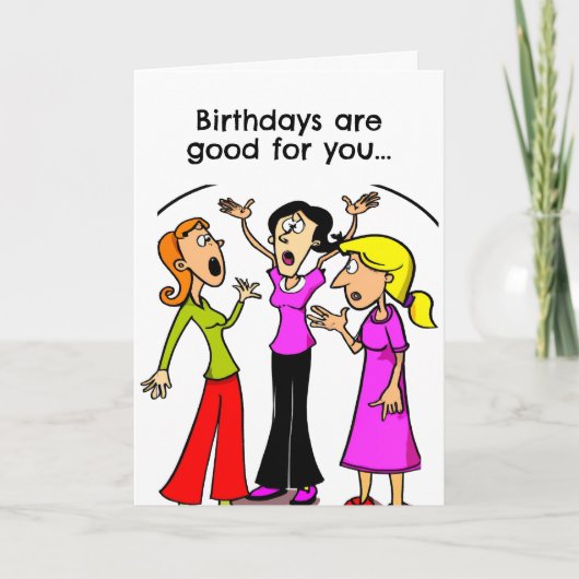 Carte Funny Birthday Live Longer Card (Devant)