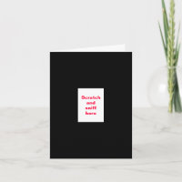 Funny Birthday Sniff card