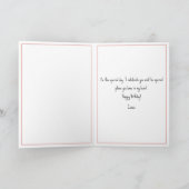 Carte Funny Black Labrador Retriever Anniversaire (Intérieur)