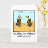 Carte Funny Blank Greeting Card Humour (Fleur jaune)