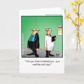 Carte Funny Blank Greeting Card Humour (Fleur jaune)
