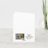 Carte Funny Blue Bird (Dos)