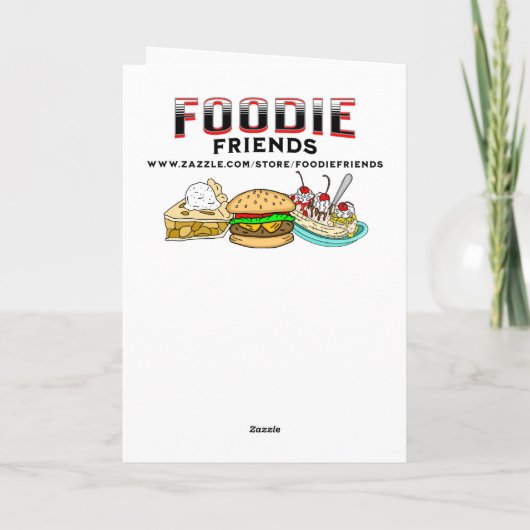 Carte Funny Blueberry Pancakes Pun | Joyeux anniversaire (Dos)