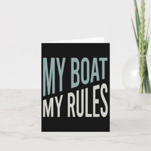 Carte Funny Boater Humour