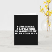 Carte Funny Bodybuilding Dit Poids Quote (Fleur jaune)