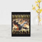 Carte Funny Bombombini Guzzini - Italien Brainrot Meme (Fleur jaune)