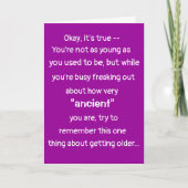 CARTE FUNNY BOOMER ANNIVERSAIRE (Devant)