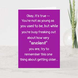 CARTE FUNNY BOOMER ANNIVERSAIRE
