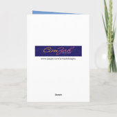 Carte Funny Boston Terrier avec Boston Accent Anniversai (Dos)