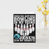 Carte Funny Bowling (Fleur jaune)