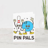Carte Funny Bowling N Pals Bowl Bowler Bowling Lover (Devant)