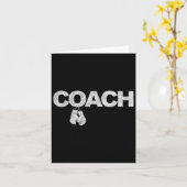Carte Funny Boxing Coach Boxer Trainer Retro 1 (Fleur jaune)