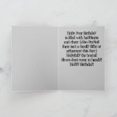 Carte Funny Boxing Gloves Birthday Card (Intérieur)