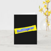 Carte Funny Buttfingerer Inappropriate Offensive Adult D (Fleur jaune)