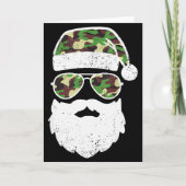 Carte Funny Camo Christmas Pajama Funny Camo Matching Fa (Devant)