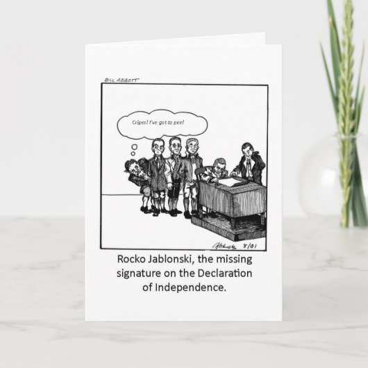 Carte Funny Card pour la 4e Of July ! (Devant)