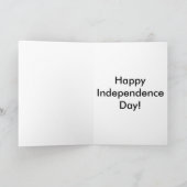 Carte Funny Card pour la 4e Of July ! (Intérieur)