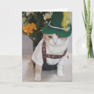 Carte Funny Cat German